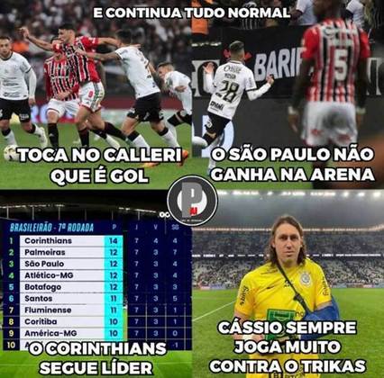 Teve provocação: torcedores de Corinthians e São Paulo fazem memes